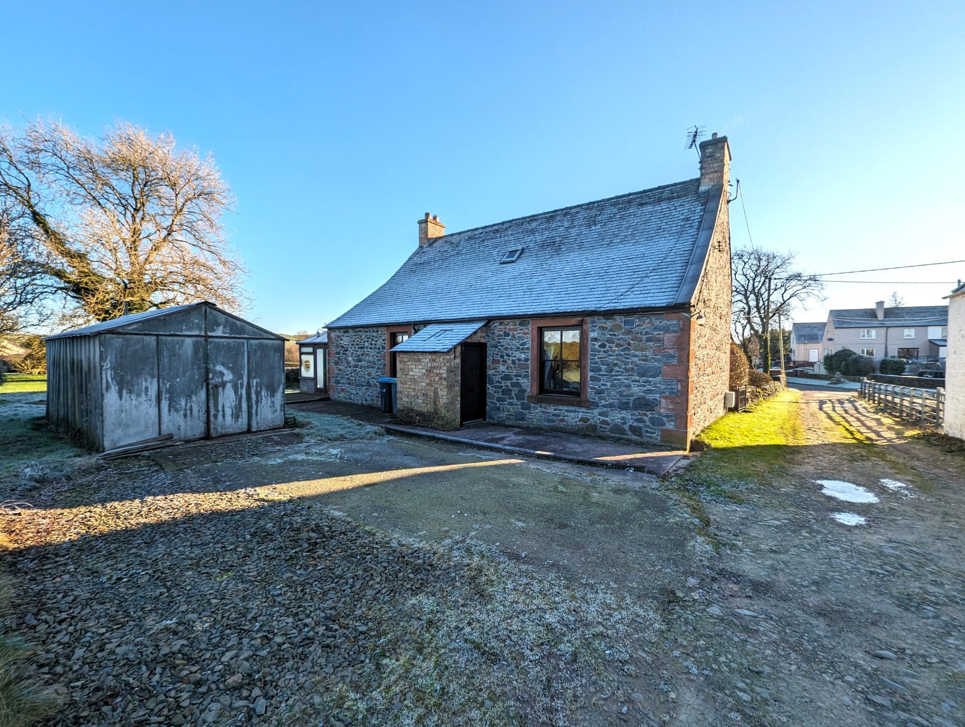 Rear property garage Walker and Sharpe